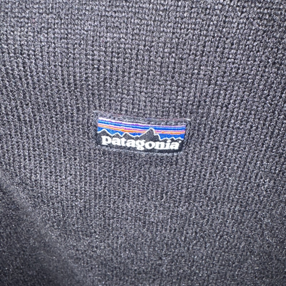 Patagonia‎ Better Sweater Jacket Fleece Women's Large 1/4 Zip Black - Picture 3 of 5